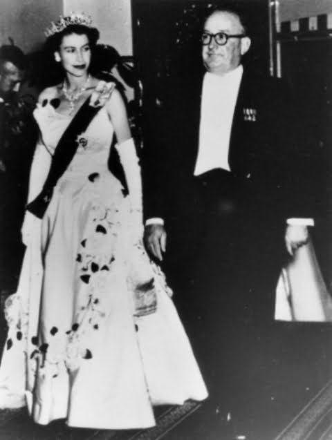 Queen Elizabeth II in Brisbane, Australia, 1954