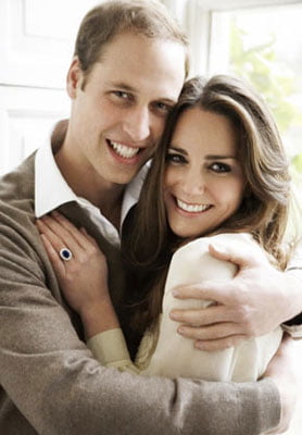 Kate and Wills engagement picture