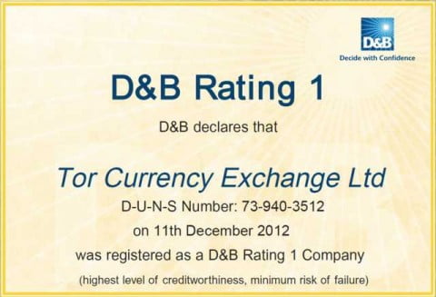 D & B Rating