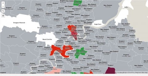 Brisbane migrant map