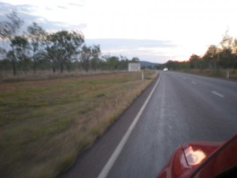 Driving out of Darwin