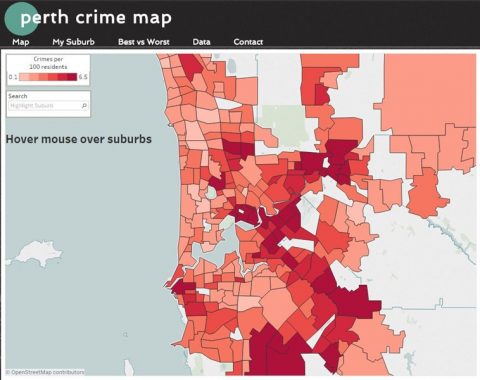Perth Crime Map